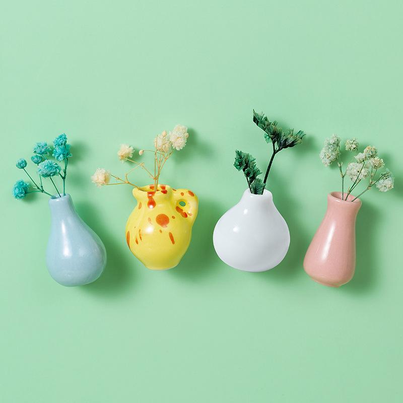 Chinese Style 3D Magnetic Ceramic Refrigerator Ornament