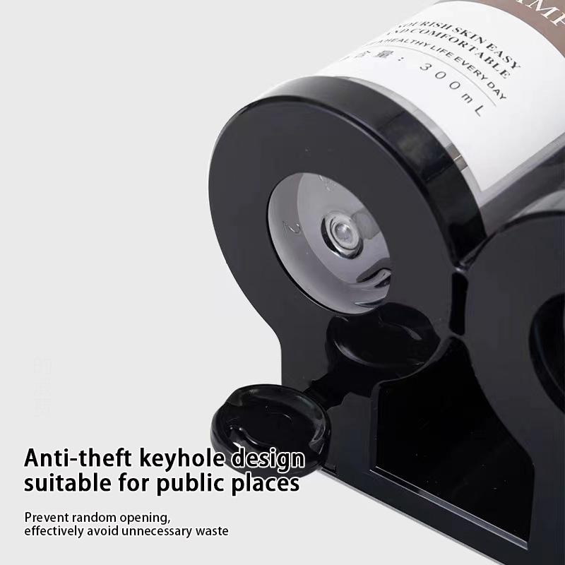 Wall Mounted Manual Soap Dispensers Hotel Shampoo and Shower Gel Separate Bottles Bathroom Shampoo Bottles with Pumps Drill