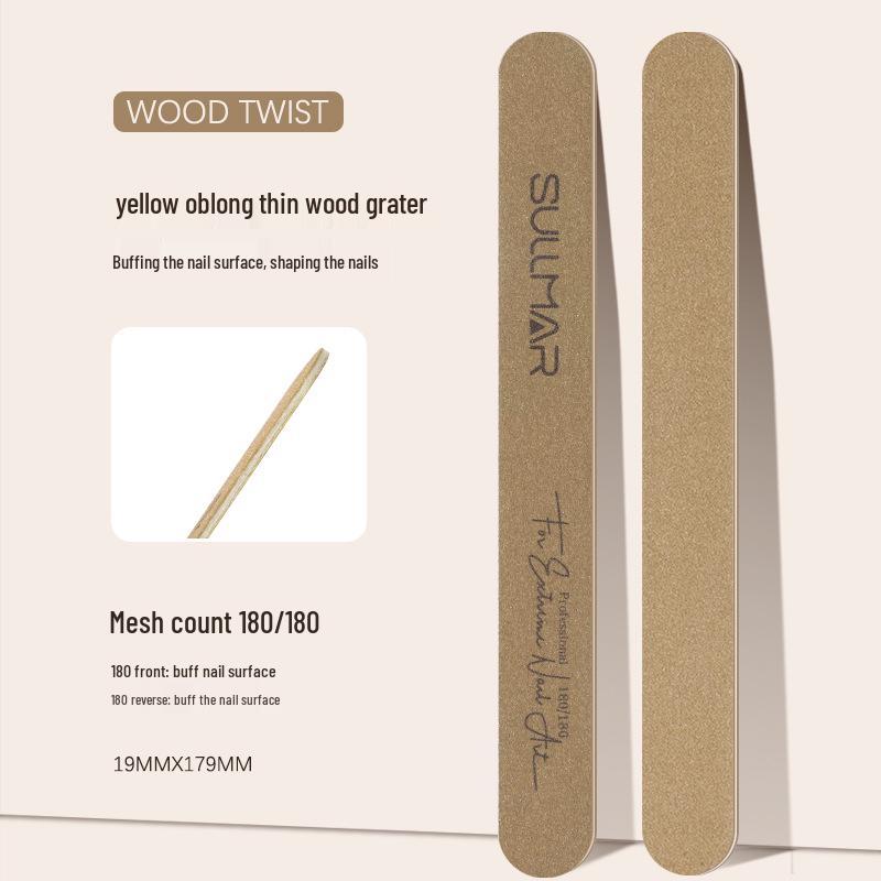

SULLMAR Double-Sided Nail Buffing and Shaping Sponge with Light Therapy