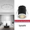 Mini Anti-Glare LED Cylinder Spotlight, 3cm Recessed Opening, 3W/5W, 40mm for Jewelry Display