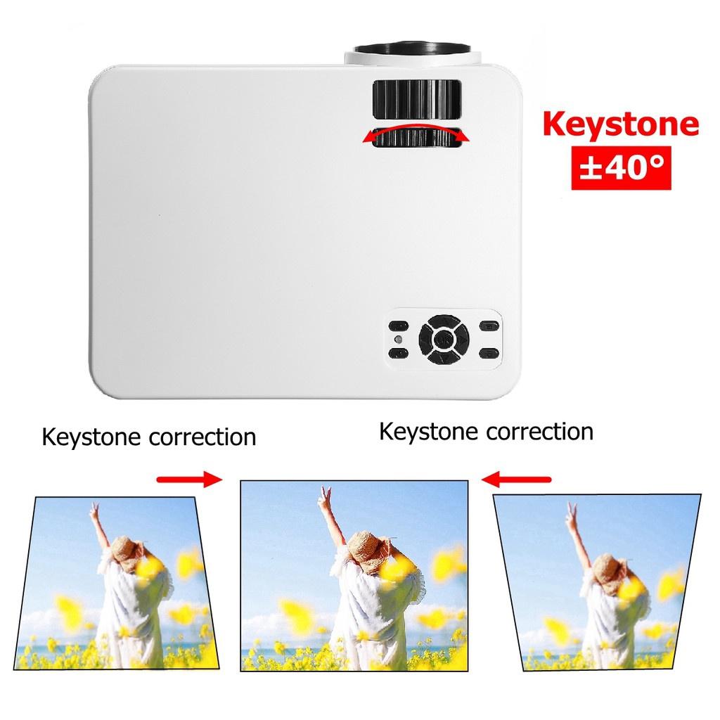 Home Cinema Theater Movie LED Projector HD Support 1080P 7000 Lumens X5 LCD Projector