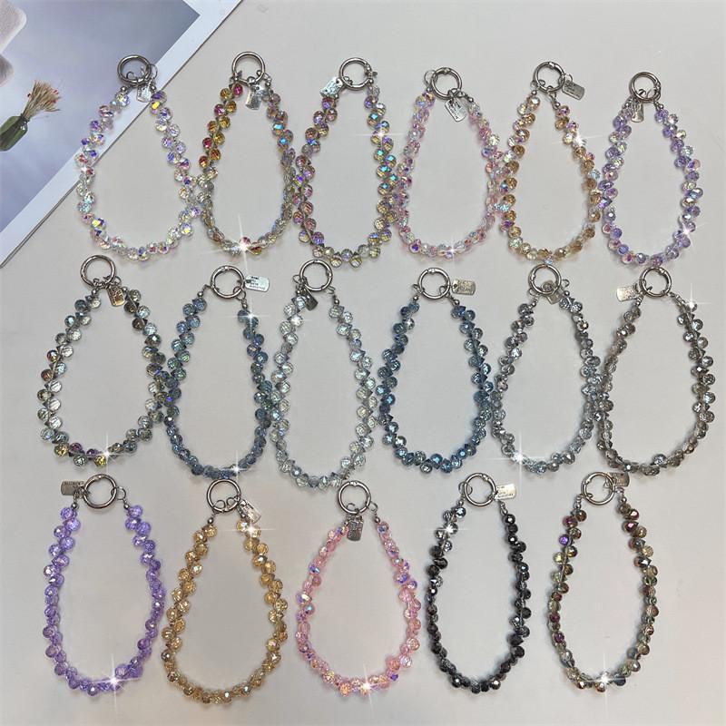 Water Crystal Phone Lanyard With Pvc Chain For Women And Men Personal Accessories