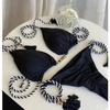 Badetøy Strandferieantrekk Thong Bikinisett Badedrakter Sexy Jente Bikinier Trekantbandasje Dameklær Strandtøy