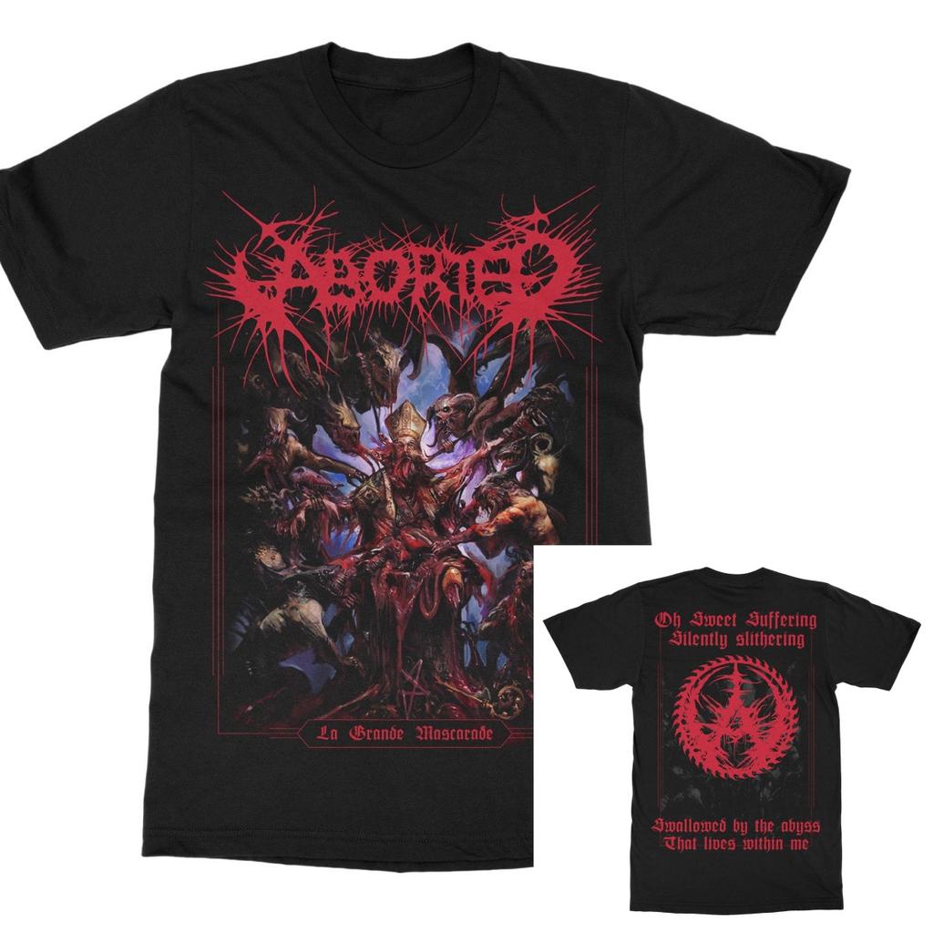 The Aborted Journey of Chaos and Massacre Band TShirt Cotton Graphic Tee Unisex Women Summer Streetwear Top