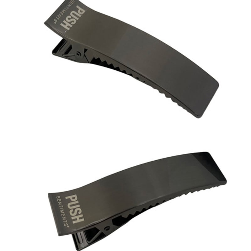 SENTIMENTS NO.291 [BLACK] HAIR PIN 2SET Push Pin Clip