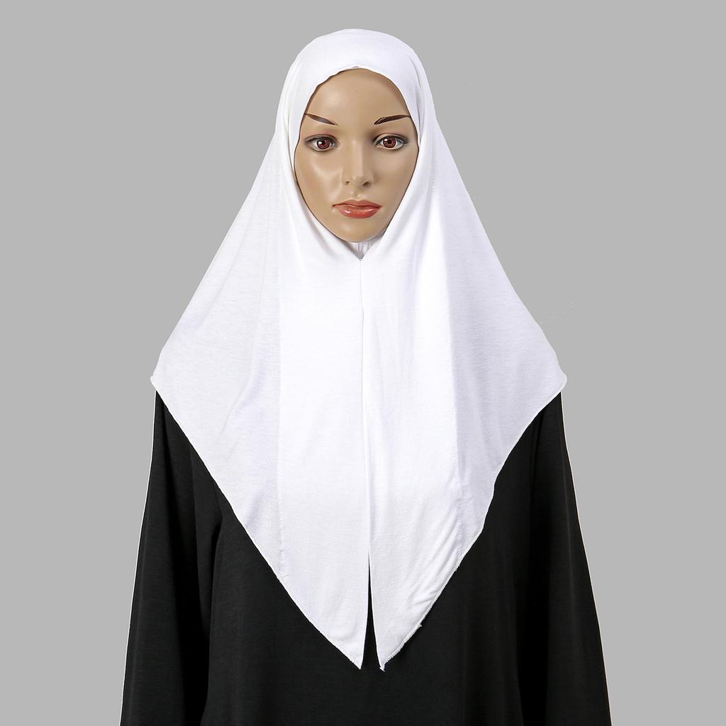 New Modal Hijabs Undercap Instant Muslim Women'S Hijab Inner Jersey Cotton Headband Cap Scarf Solid Islamic Turban Strech Bonnet