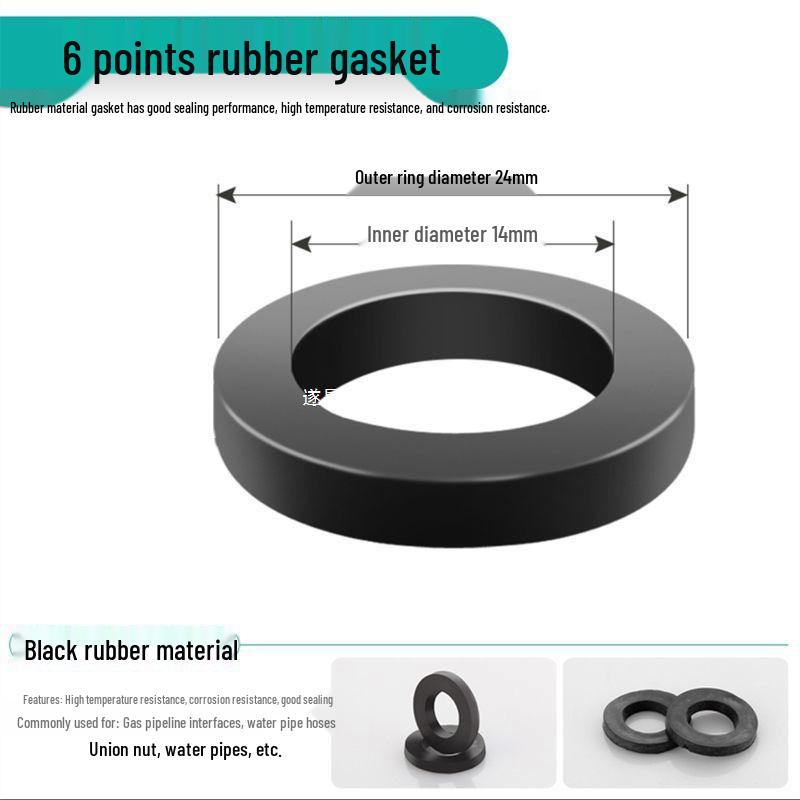 Quick Seal Set: Rubber Gasket, Silicone Ring, Corrugated Hose & Waterproof Gas Pipe Ring