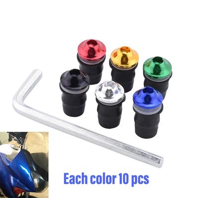 X 15mm M5 Screw Motorcycle Fastener Motorcycle Windscreen Screw M5 Windscreen Nuts Windshield Bolts