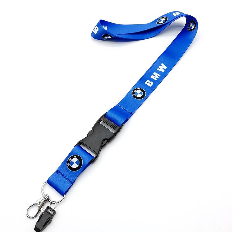 For M Universal Motorrad Lanyard Nylon Printing Emblem Black Style Keychain motorcycle accessories gadget auto Fashion Gift