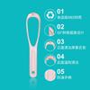 Tongue Scraper For Adult Reusable Tongue Cleaning Tool Food Grade Plastic Mouth Scraper Washable Oral Hygiene Care Appliances