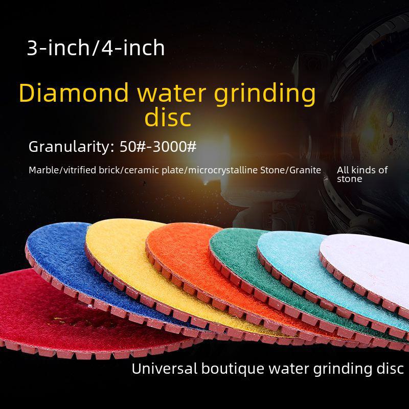 Stone & Tile Polishing Sheets for Angle Grinders, 80-100mm, Ideal for Marble and Granite Renovation.