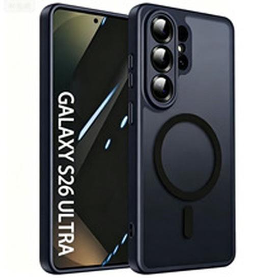 Suitable for Samsung S26Ultra phone case, ultra-thin matte wrist strap, S25plus full-cover transparent anti-drop hard case 4