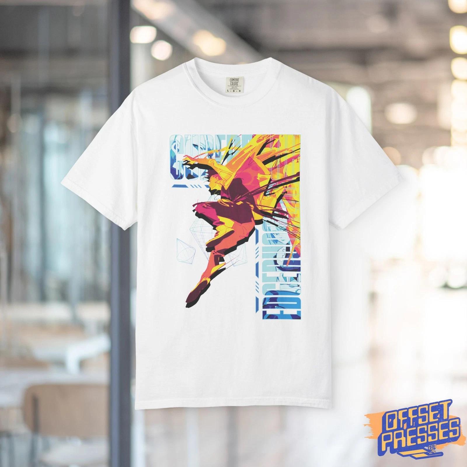 Cyberpunk 2077 inspired David Anime 100% Cotton T-shirt Mens Tees Top 2XL