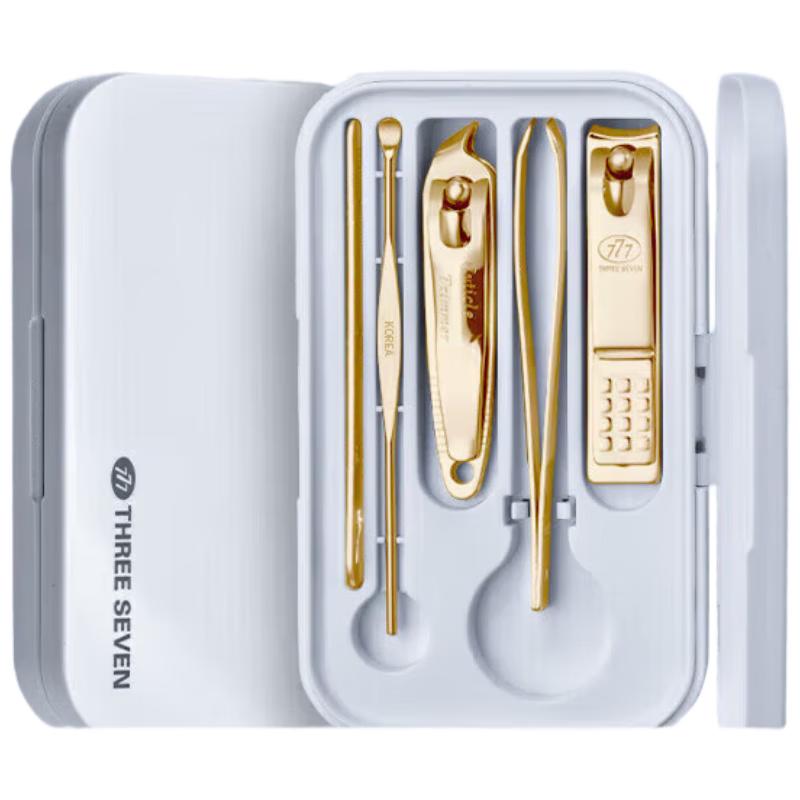 777 5-Piece Carbon Steel Manicure Set