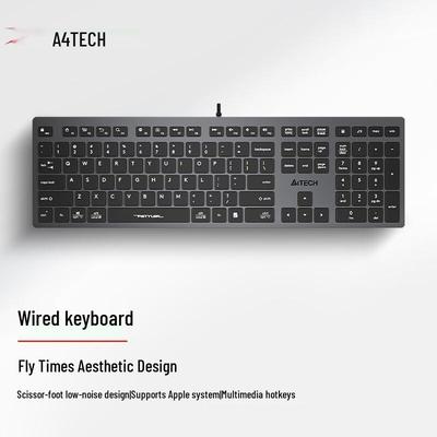 A4TECH FX50 Wired Silent Scissor-Switch Keyboard