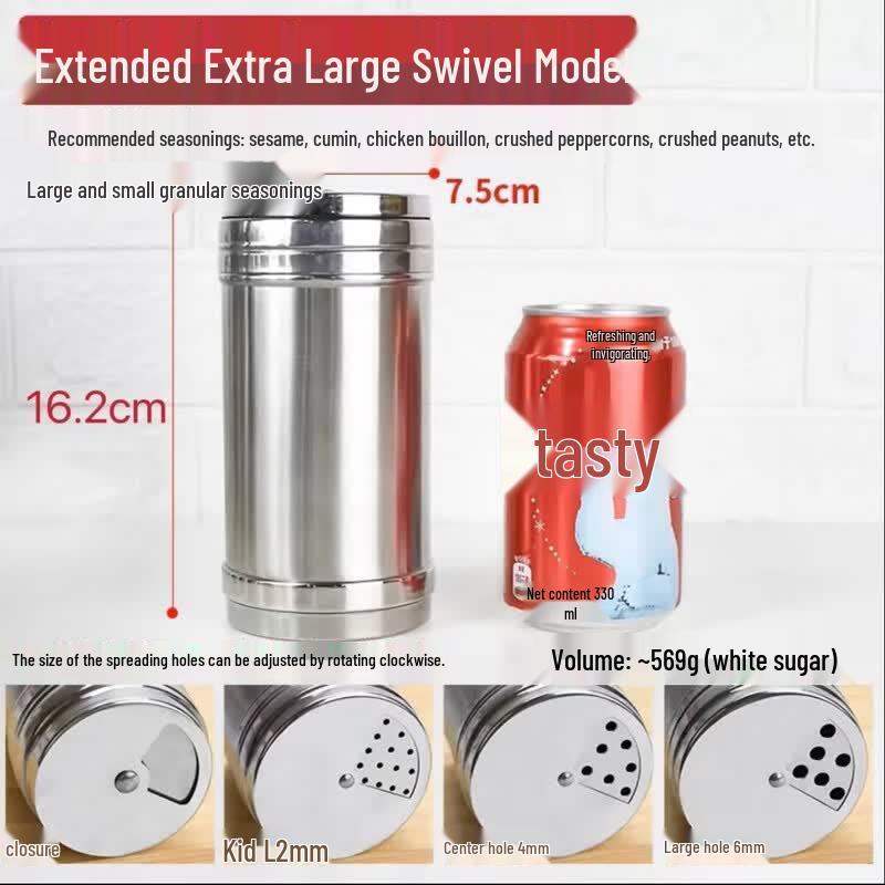 Commercial Stainless Steel Seasoning Jars