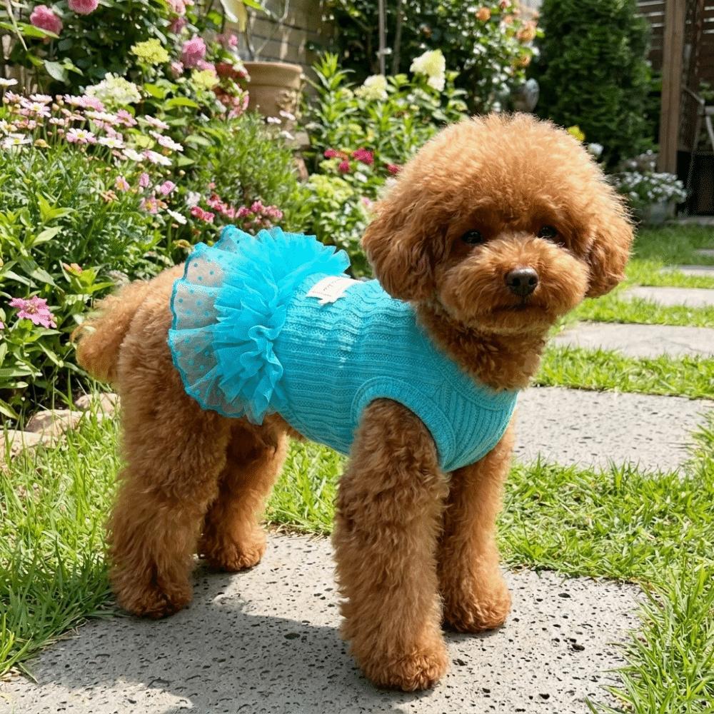Comfortable Puppy Princess Dress Breathable Thin Puppy Fairy Skirt Dog Summer Clothes Party