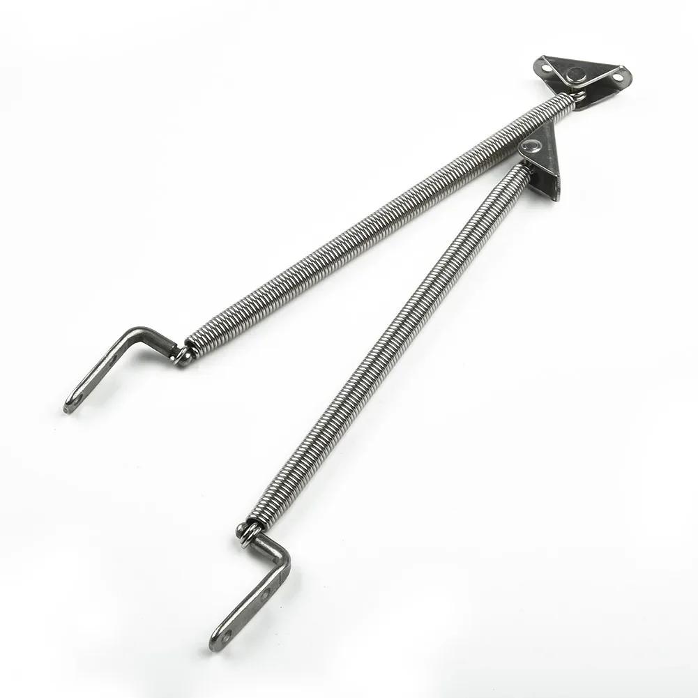 2Pcs Support Spring Adjuster Stainless Steel Boat Hatch Support Spring Adjuster 8-1/4" Boat Door Hatch Cover Springs