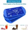 Silicone Mini Ice Cube Trays Small 1cm Stackable Easy Release 160 Crushed Ice Cube Molds Tiny Crushed Ice Cubes Maker Mold
