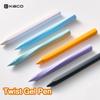 KACO TWIST Gel Pens,Cute&Fun Fidget Pen with Silicone Grip,0.5mm Black Ink Anti-Roll Smudge-Proof For Note Taking,Exams,Planner