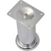 VidaXL Pieds ronds de canapé 8 pcs Chrome 180 mm