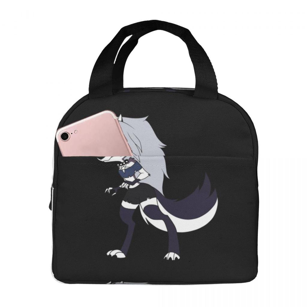 Helluva Boss Loona Insulated Lunch Bag for Women Office Cooler Thermal Food Box Tote Portable Lunch Boxes Container