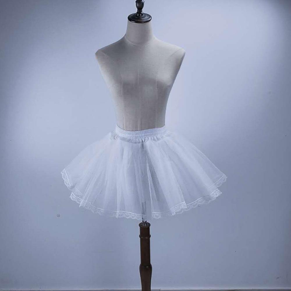 Lolita Petticoat White Crinoline Skirt Fashion Wedding Petticoats  Party Dress