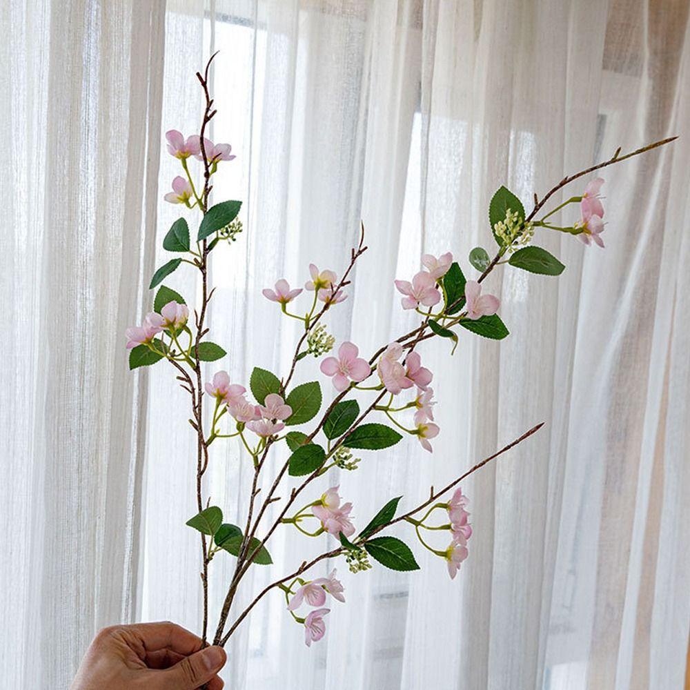 Real Touch Artificial Lilac Flower Elegant Fake Flower Silk Lilac Flower Branch Home Office Decor