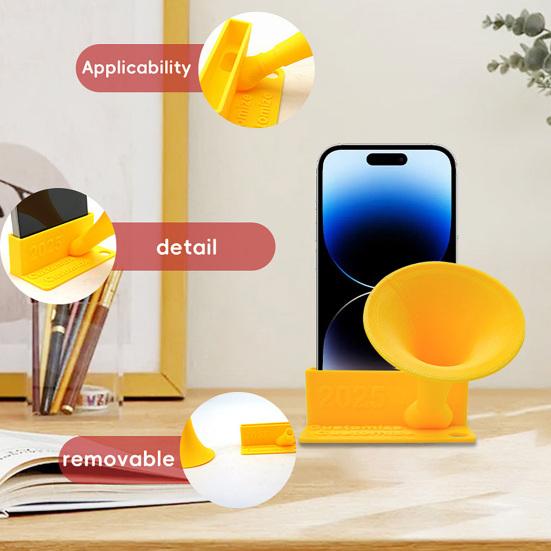 Mobile Phone Amplifier Phone Sound Booster Horn Home Office Desktop Smartphone Volume Amplification Stand Decoration Ornament