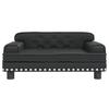 Children's Sofa Black 70x45x30 Cm Faux Leather