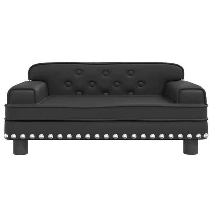 Children's Sofa Black 70x45x30 Cm Faux Leather