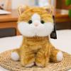 Soft Plush Cat Toy Kids Adults - Cuddly Striped Kitten Pillow PP Cotton Filled 22cm Or 28cm Ideal Sleep Companion Home