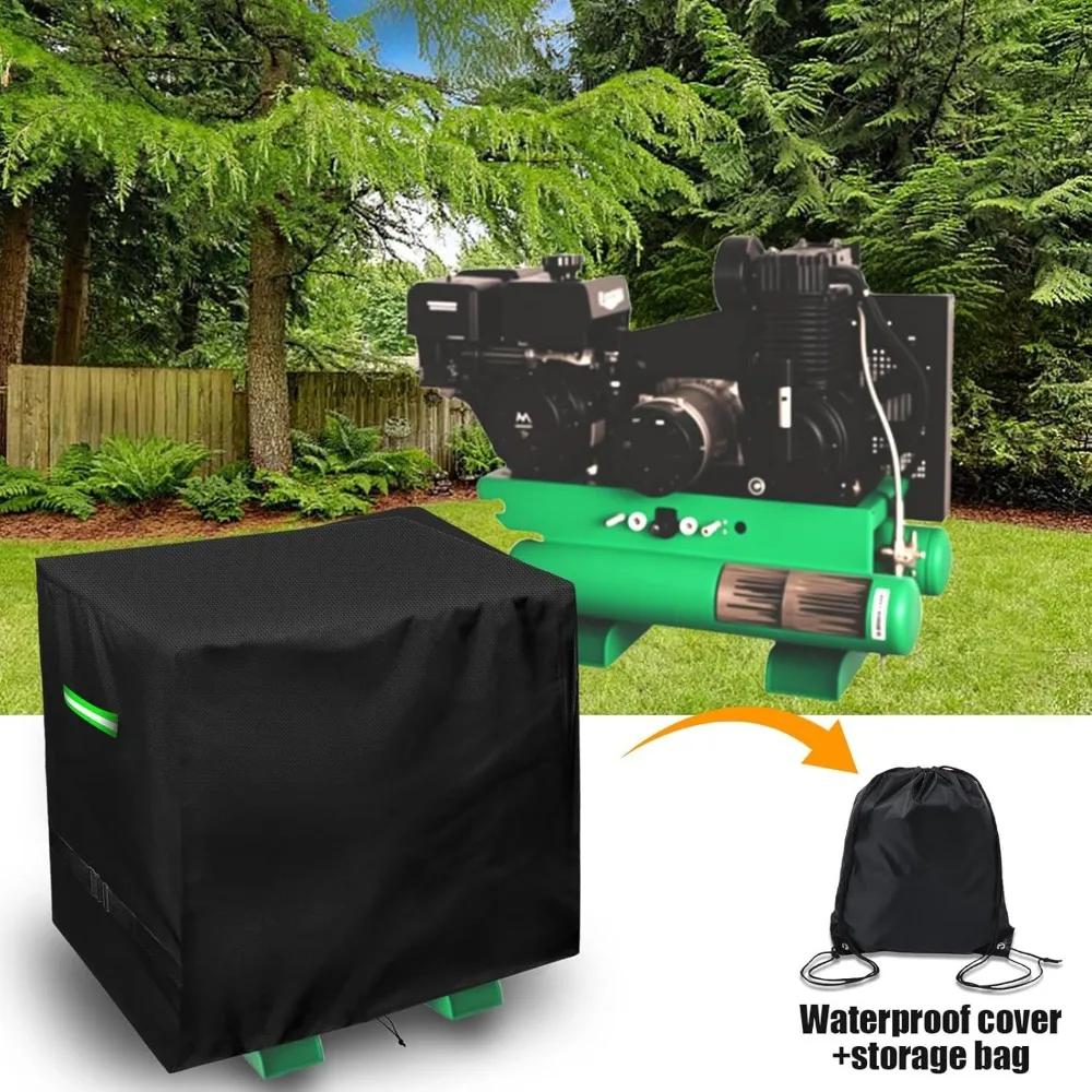 Heavy-Duty 420D Oxford Generator Cover, Waterproof Outdoor Equipment Protector, Multi-Size