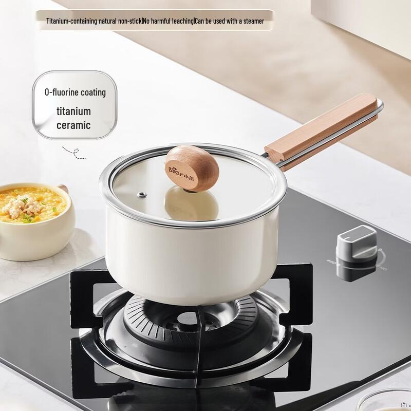Bear 18cm Titanium Ceramic Saucepan