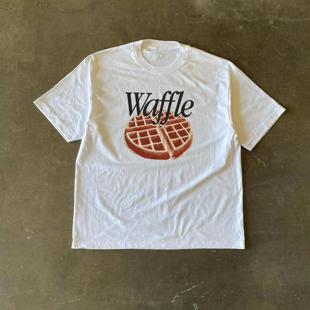 Vintage Y2K Tričko Nové Klasické Potisk Jídla Krátký Rukáv Harajuku Gotické Bavlna Oversized Tričko Nové Topy Pánské Dámské