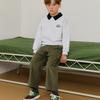  Olivan  Corduroy Wide Pants  Khaki 