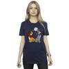 Disney Womens/Ladies Lady And The Tramp Moon Cotton Boyfriend T-Shirt