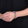 Punk Polished Stainless Steel Men's Geometric Bracelet – Fade Resistant