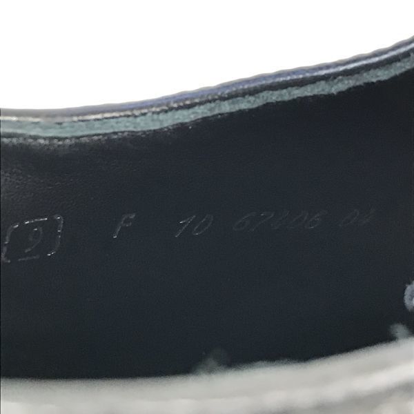 Lloyd Leather Straight Tip Dress Shoes Black Size 43 9 27.5cm Made In Germany(USED)