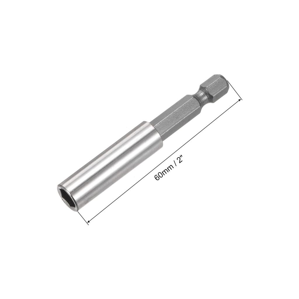 uxcell Hex Shank x Magnetic Bit Holder Extension for Quick Release Driver Drill Power Tools 1/4" 2"