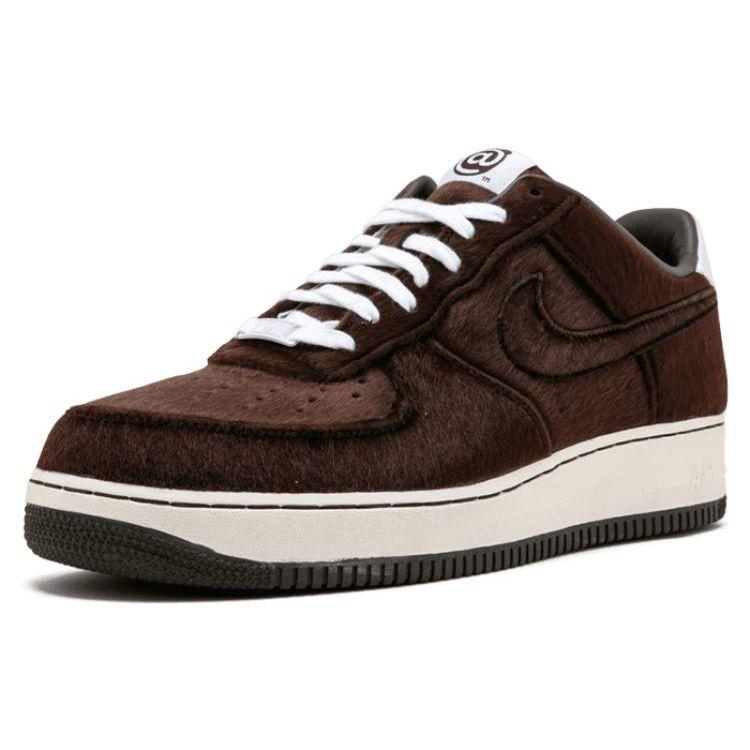 Nike Air Force 1 Low Prm Tz Bearbrick Men Sneakers Brown Dark-Cinder 512518-220