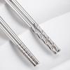 1Pair Stainless Steel Chopsticks Long Chopsticks Cook Noodles Deep Fried  Pot Chinese Chopsticks Reusable Metal Chopstick