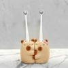 Ceramic Couple Toothbrush Rack Creative Electric Toothbrush Stand  Valentine's Day Gift