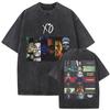 Rapper The Weeknd After Hours Til Dawn Tour With Playboi Carti 2026 Vintage Washed Graphic T Shirt Men Women Unisex Hip Hop Streetwear Tops