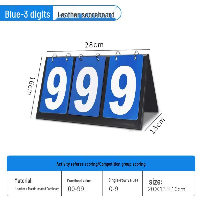 Vändbar poängtavla för basket & bordtennis