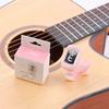 Pink Ukulele Tuner - Clip-on Guitar Tuner, Chromatic Tuner for Acoustic Guitar | Portable Ukulele Tuner, Violin and Bass Tuner with Guitar Capo, Digit