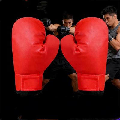 Kunstleder Karatehandschuhe Boxhandschuhe Verdickte Taekwondo Schützer Nicht Rutschend Kickboxhandschuhe Ergonomisch Für Erwachsene Kinder