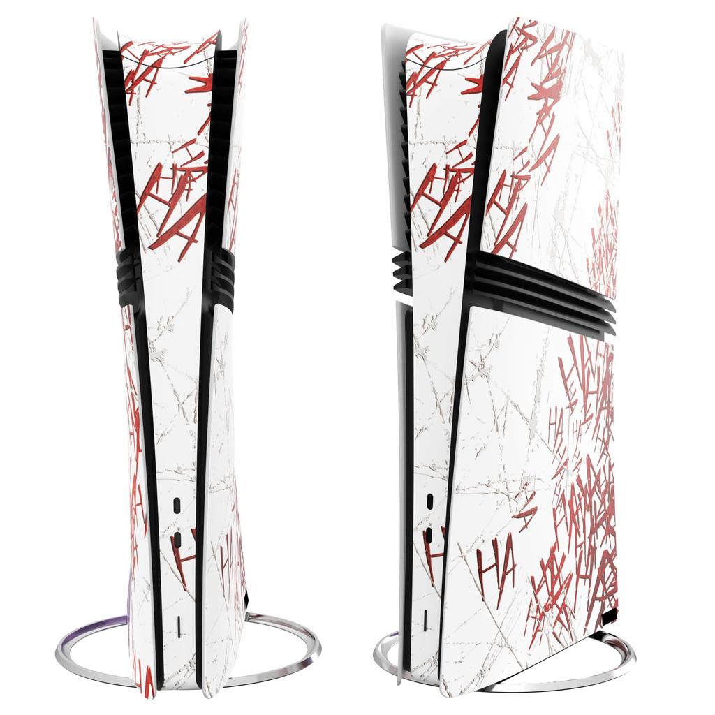 Set complet de autocolante personalizate pentru corp PlayVital PS5 Pro, pentru încărcare digitală și cu disc, autocolant pentru husă, compatibil cu telecomanda media, controler,