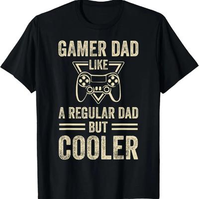 Funny Father's Day Novelty for Cool Gamer Dad T-Shirt