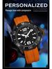 Oufanni Men's Rotating Bezel Quartz Watch - Waterproof, Douyin Style, High-Value with Single Calendar